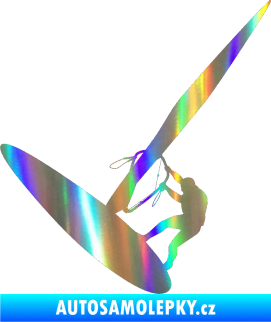 Samolepka Windsurfing 002 levá Holografická