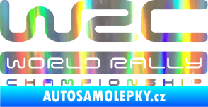 Samolepka WRC -  World Rally Championship Holografická
