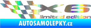 Samolepka X6 limited edition levá Holografická
