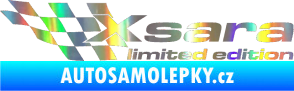 Samolepka Xsara limited edition levá Holografická