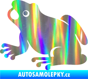 Samolepka Žába 007 levá Holografická