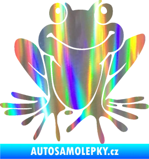 Samolepka Žába 008 pravá Holografická