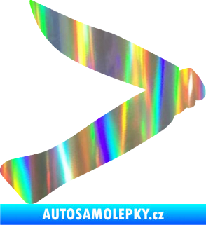 Samolepka Zavírací nůž 001 levá Holografická