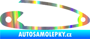 Samolepka Zavírací špendlík 002 levá Holografická