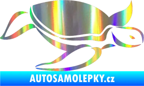 Samolepka Želva 002 pravá Holografická
