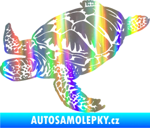 Samolepka Želva 005 levá Holografická