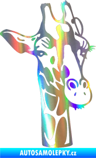 Samolepka Žirafa 001 pravá Holografická