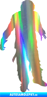 Samolepka Zombie 001 pravá Holografická