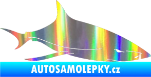 Samolepka Žralok 008 pravá Holografická