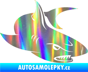 Samolepka Žralok 012 pravá Holografická