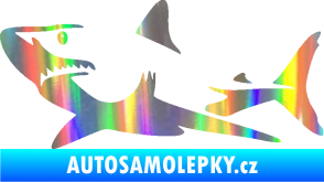 Samolepka Žralok 015 levá Holografická