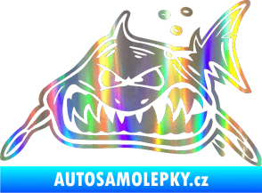 Samolepka Žralok levá Holografická