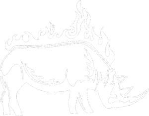 Animal flames 049 pravá nosorožec