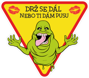 Barevná Drž se dál nebo ti dám pusu