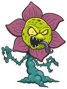 Barevná masožravka 001 pravá monster masožravá rostlina