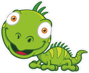 Barevný chameleon 006 levá