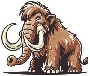 Barevný mamut 001 levá