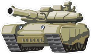 Barevný tank 001 levá