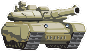 Barevný tank 001 pravá