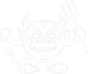 Devil pravá čertík s vidlemi