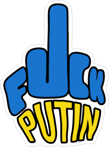 F*ck Putin barevná