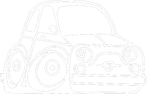 Fiat 500 karikatura pravá