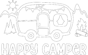 Happy camper 002 pravá kempování s karavanem