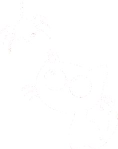 Kočička s pavoukem levá