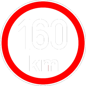 Maximální rychlost 160km - nejvyšší konstrukční rychlost