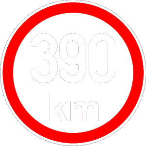 Maximální rychlost 390km - nejvyšší konstrukční rychlost
