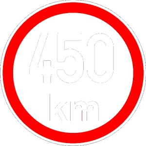 Maximální rychlost 450km - nejvyšší konstrukční rychlost