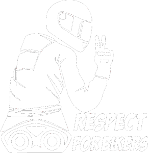Motorkář 003 pravá respect for bikers nápis