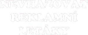 Nevhazovat reklamní letáky