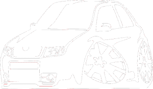 Škoda Fabia RS 002 karikatura levá