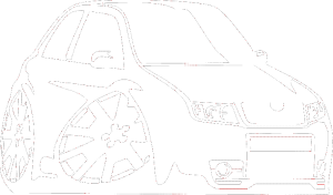 Škoda Fabia RS 002 karikatura pravá