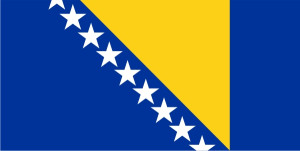 Vlajka Bosna a Hercegovina