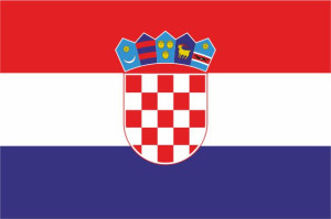 Vlajka Chorvatsko