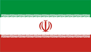 Vlajka Írán