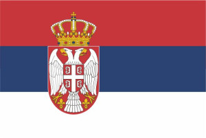 Vlajka Srbsko
