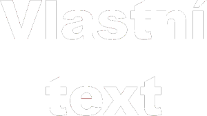 Vlastní text - Arial Black