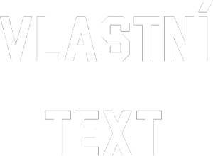 Vlastní text - Blockletter