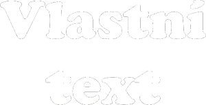 Vlastní text - Cooper Black