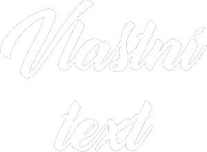 Vlastní text - Orange Personal