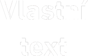 Vlastní text - Stencil DIN