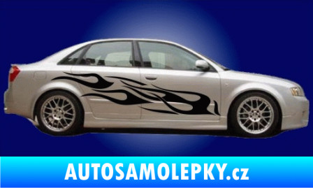 Samolepka Samolepka na bok plameny 016 tmavě modrá