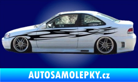 Samolepka Samolepka na bok plameny 048 tmavě modrá