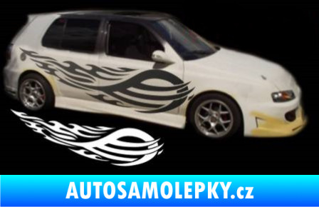 Samolepka Samolepka na bok tattoo 079 tmavě modrá