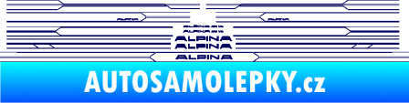 Samolepka Proužky na bok BMW Alpina  tmavě modrá