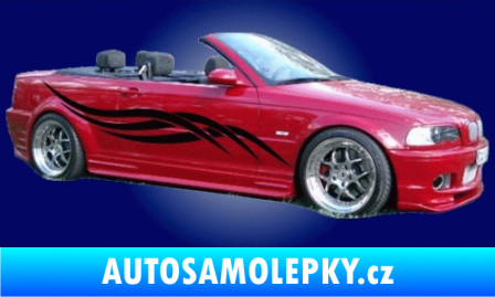 Samolepka Samolepka na bok pruhy 005 modrá dynamic