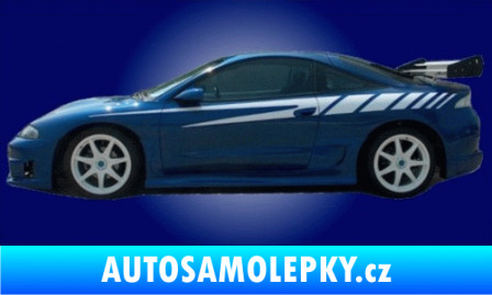 Samolepka Samolepka na bok pruhy 008 modrá dynamic